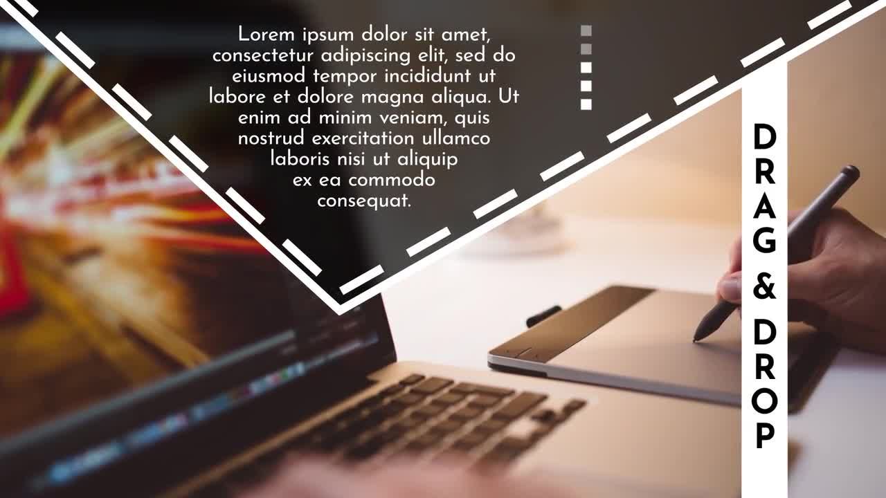 独特专业商业业务演示素材库精选AE模板