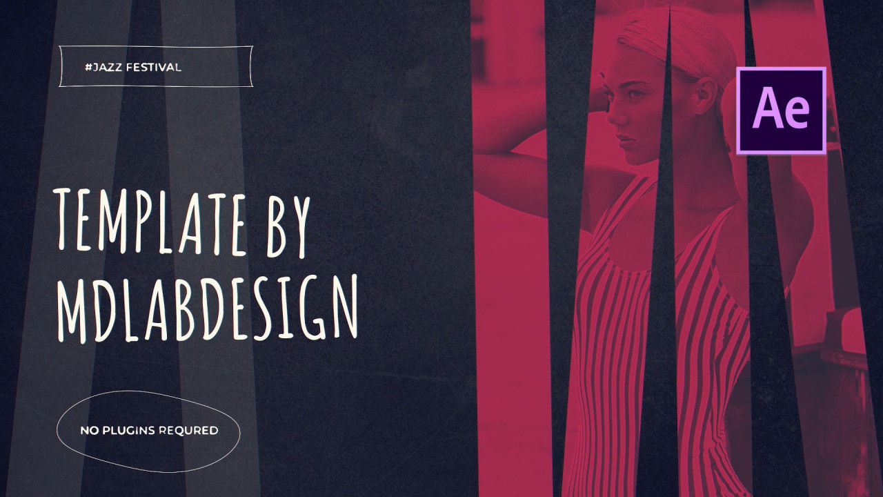 时尚的幻灯片演示素材库精选AE模板