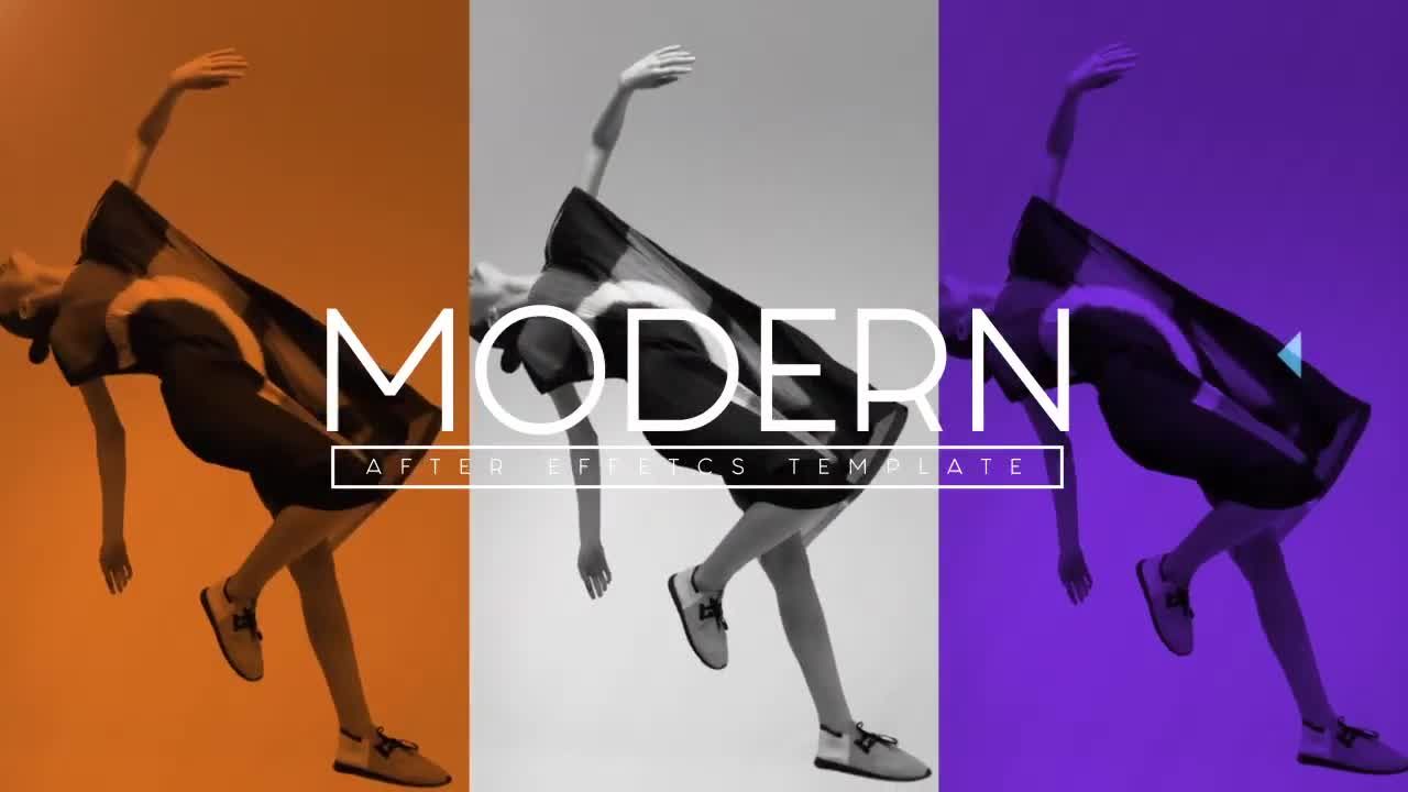 现代时尚创意的动态动画开场白素材库精选AE模板