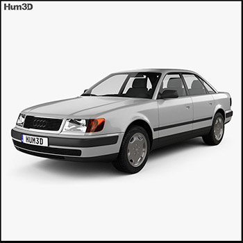 奥迪Audi 100（C4）Sedan 1991 素材之家精选3D模型