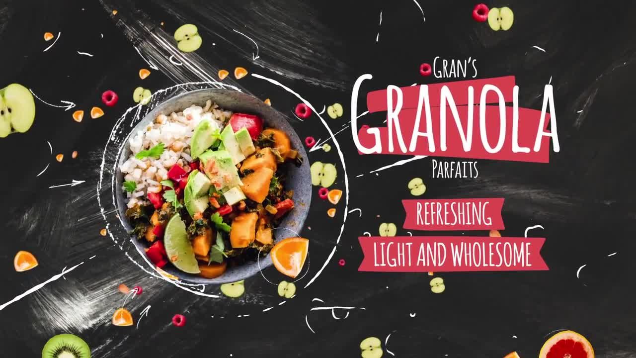 美味的水果幻灯片素材库精选AE模板