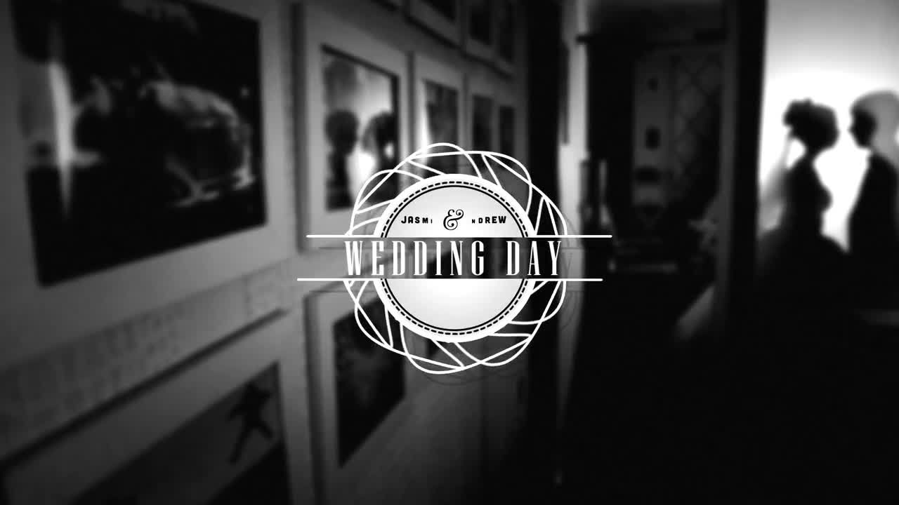 20个婚礼装饰标题素材库精选AE模板