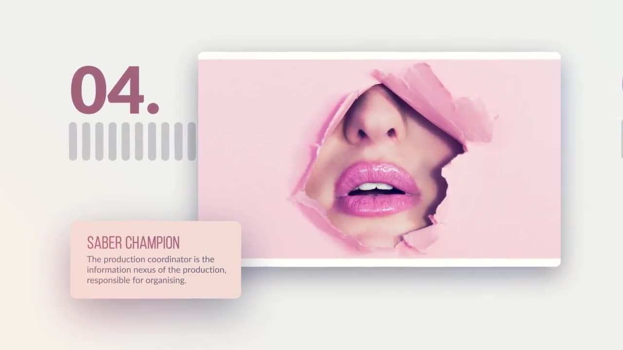 富有创意的平滑过渡效果清洁幻灯片素材库精选AE模板