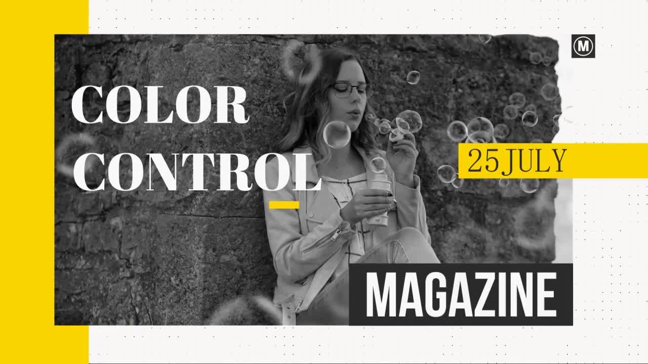 动画效果优雅的杂志幻灯片素材库精选AE模板