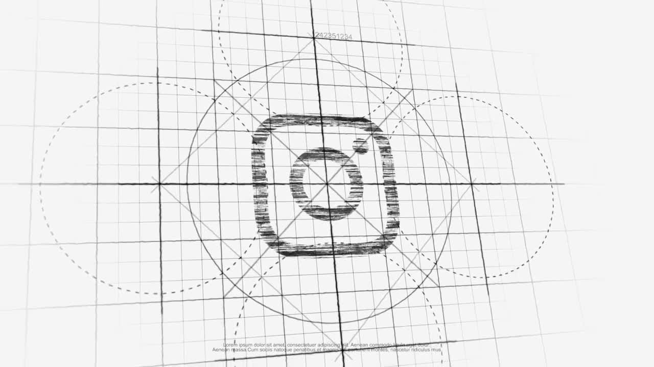 手绘线条三维立体LOGO标志展示素材库推荐PR模板
