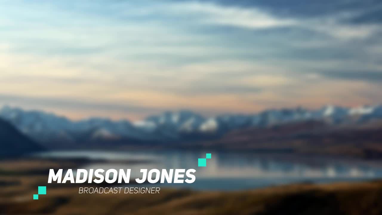 创意线条字幕条文字标题动画素材库精选AE模板