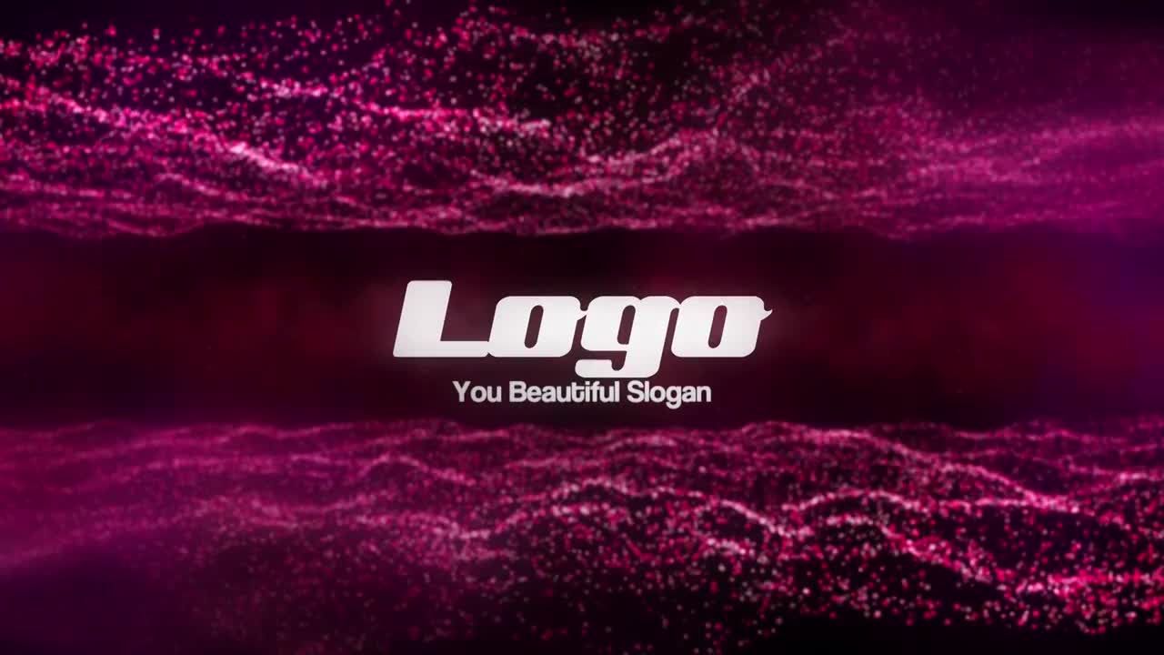 快速且富有创意的电影粒子徽标显示素材库推荐Pr模板