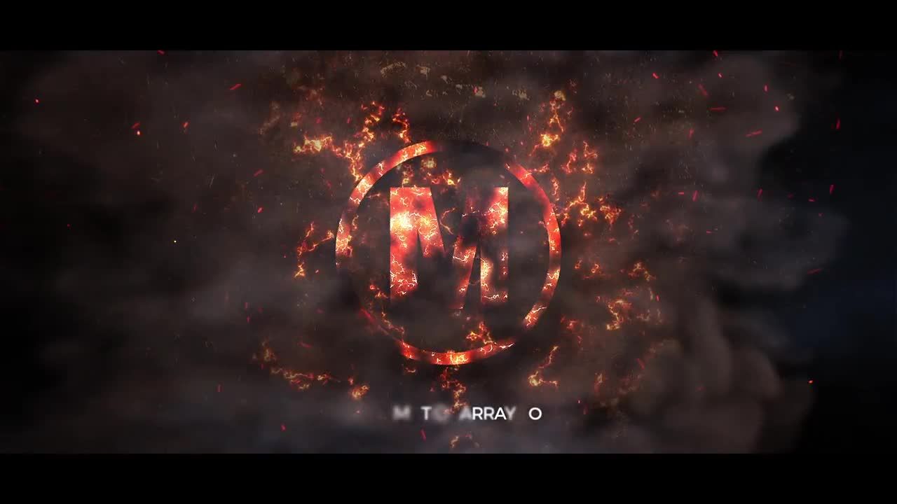 电影烟雾标志素材库精选AE模板