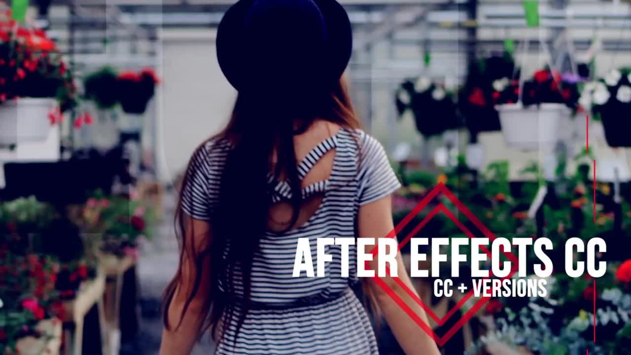 快速打开时髦文字动画过渡效果照片素材库精选AE模板