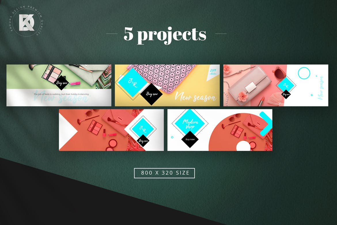 网上商城Banner广告图设计模板 Shop Banners Pack插图(3)