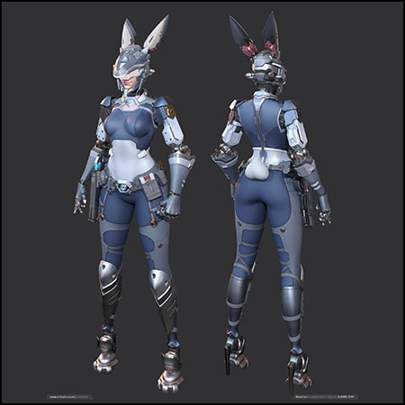 朱迪·霍普斯游戏角色素材之家精选3D模型