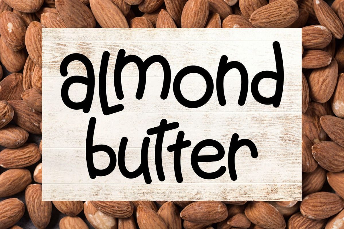 Almond Butter – A Creamy Fun Font Regular Font素材之家精选英文字体