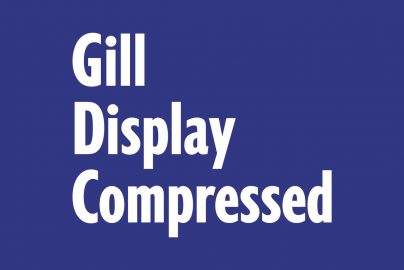 Gill Display Compressed Font素材之家精选英文字体