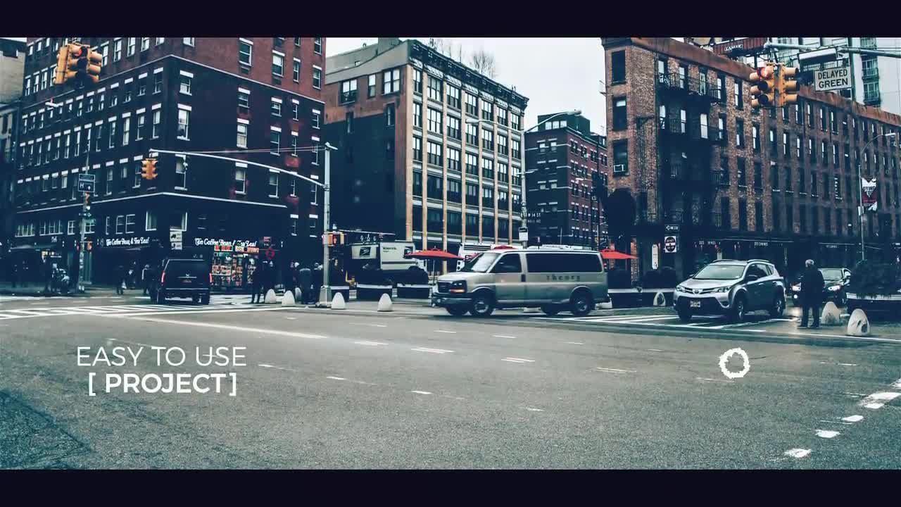 电影Glitch幻灯片素材库精选AE模板