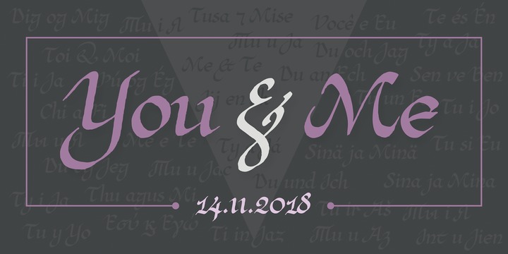 Red Amaretto Font插图3