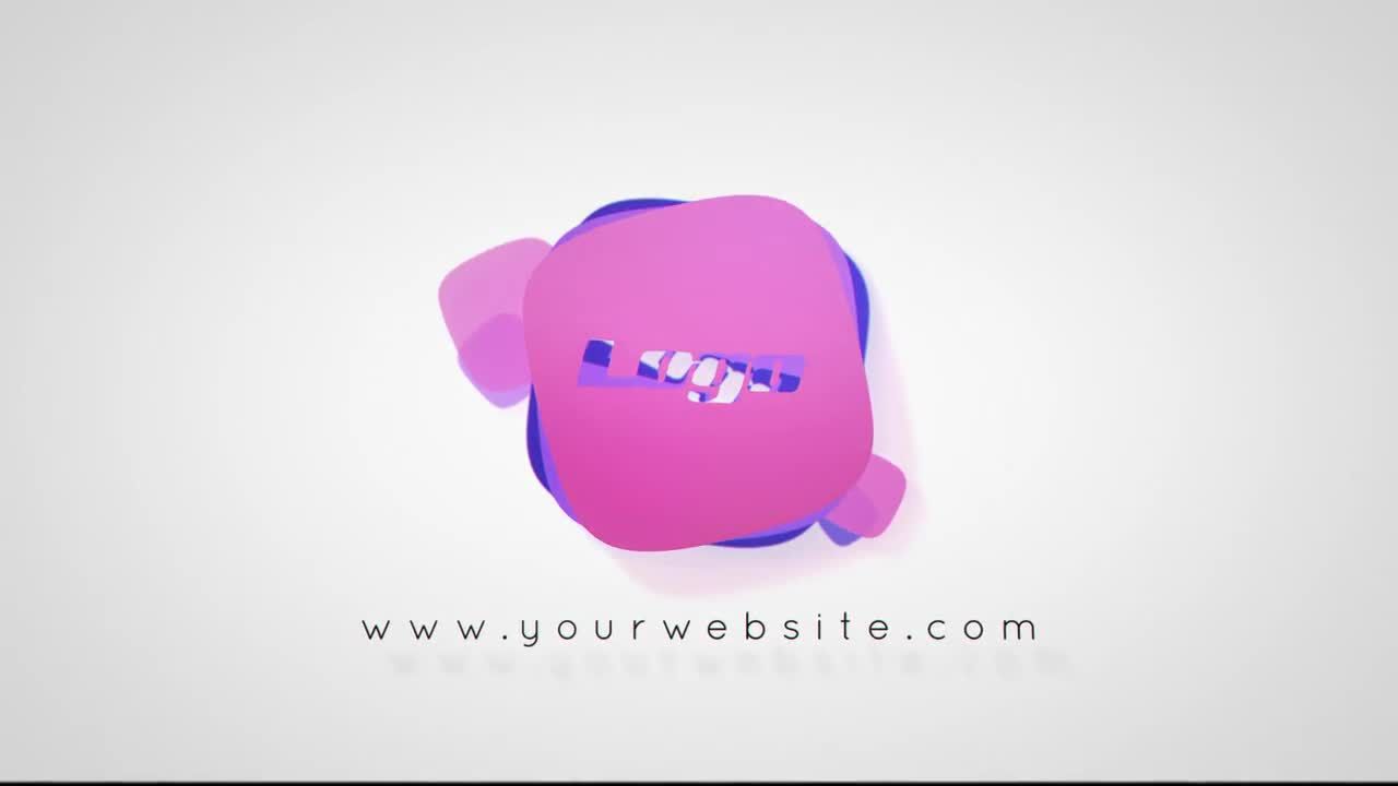 动画翻页效果logo图标素材库精选AE模板