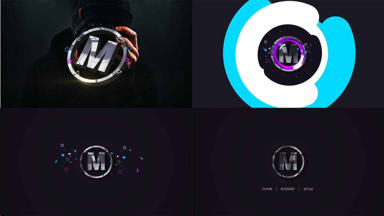 3D形状X标志素材库精选AE模板