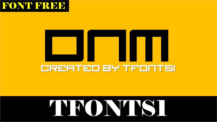 DNM font插图