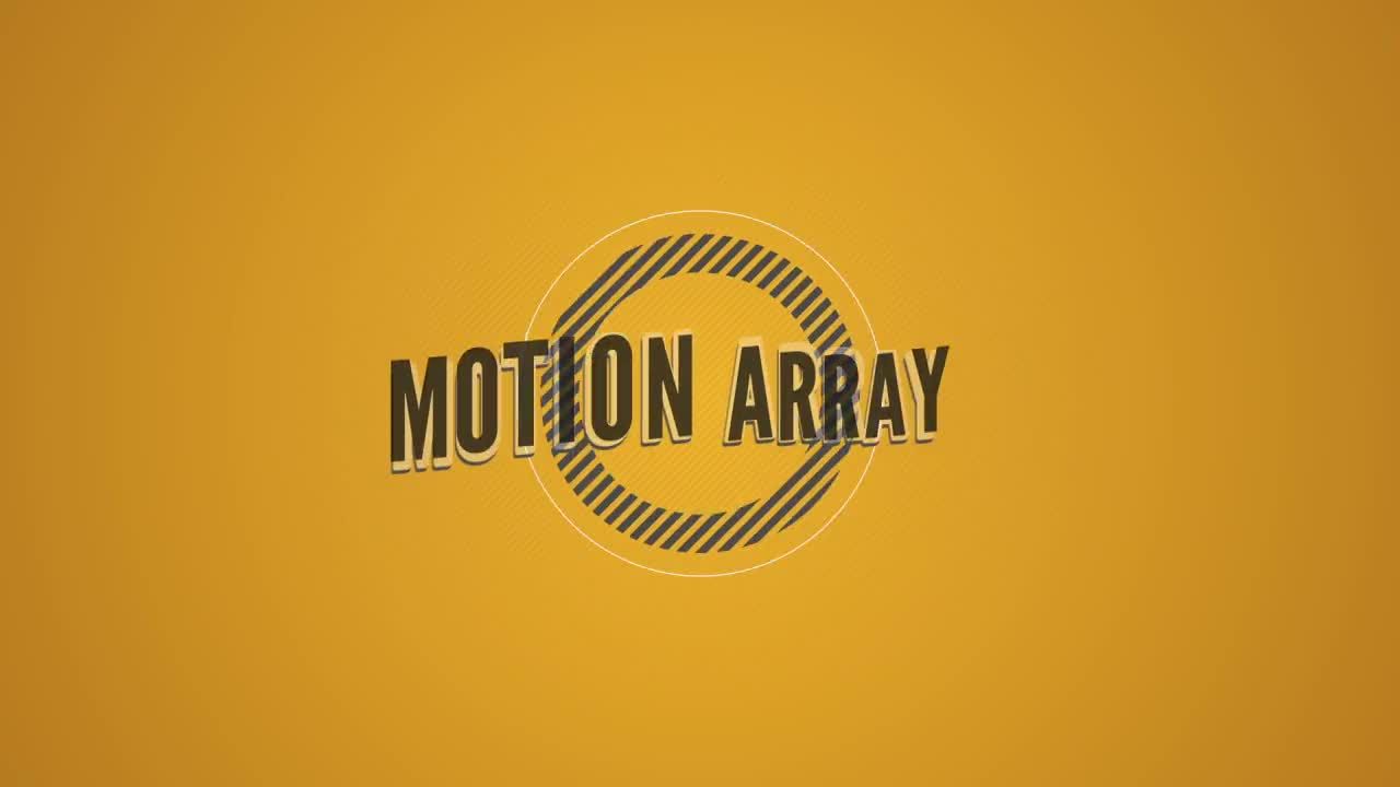 时尚彩色动态文字排版素材库精选AE模板