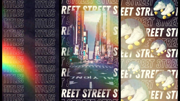 动感十足的动画素材库精选AE模板