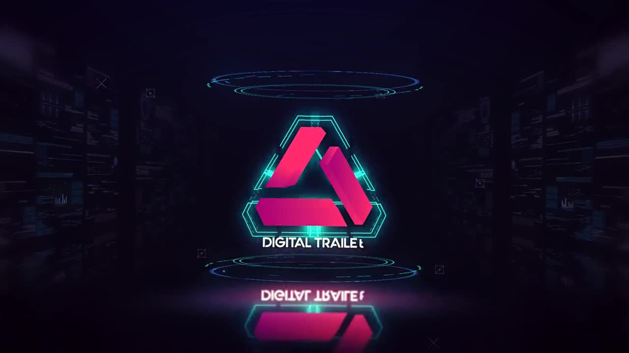 科幻网络安全片头动画素材库精选AE模板