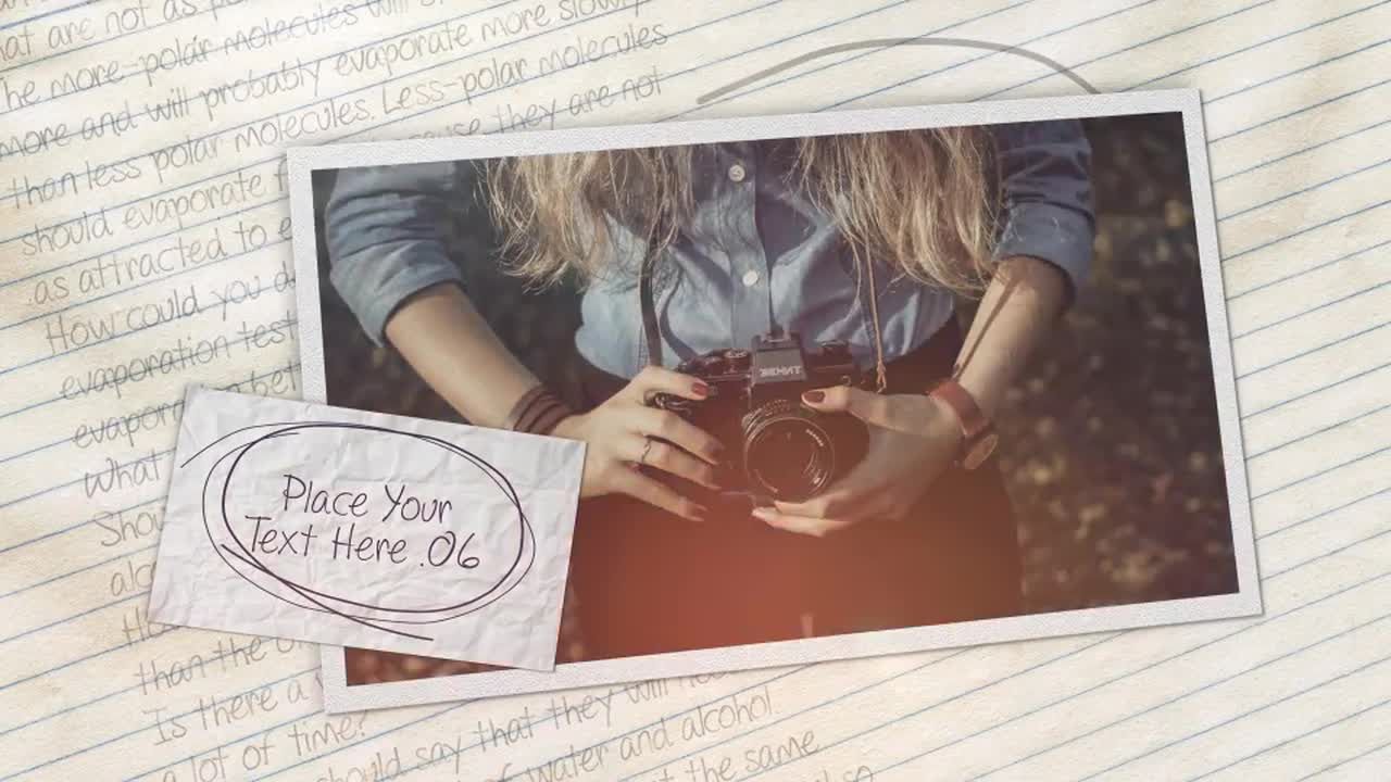 笔记本幻灯片素材库精选AE模板