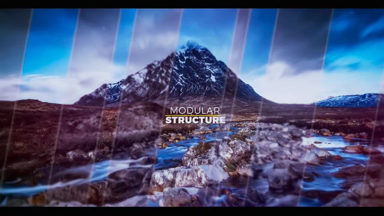 史诗清洁幻灯片素材库精选AE模板