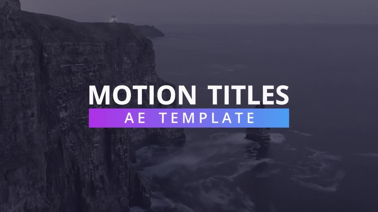 14个下三分之一广告全屏标题素材库精选AE模板