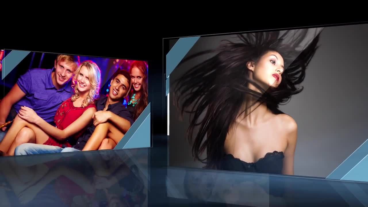 超级干净优雅文本图像介绍素材库精选AE模板