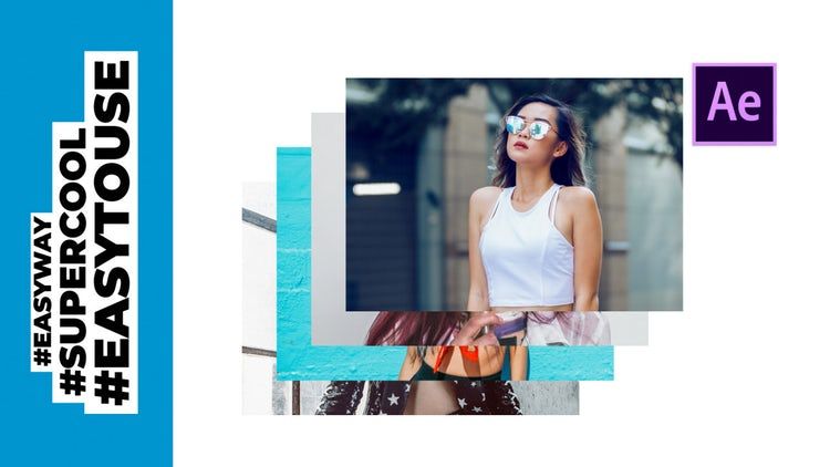 Rico - 幻灯片动画过渡素材库精选AE模板