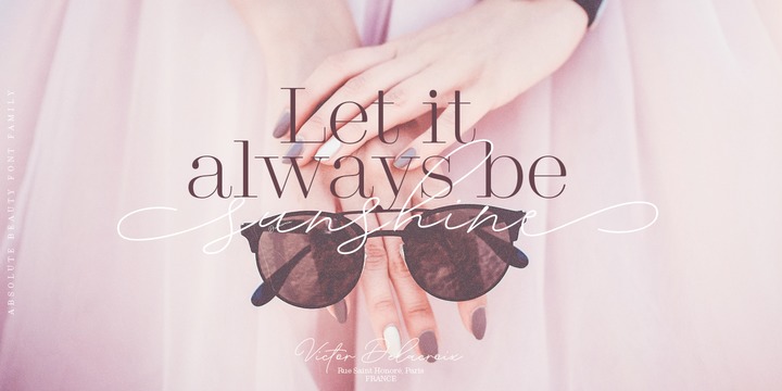 Absolute Beauty Font Family插图4