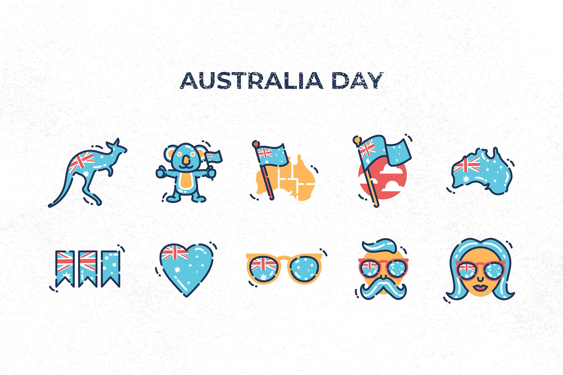 120个中外节假日图标合辑下载[ai,eps,psd,svg]插图(1)