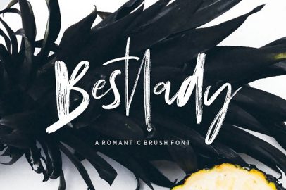 Bestlady Brush Font素材之家精选英文字体