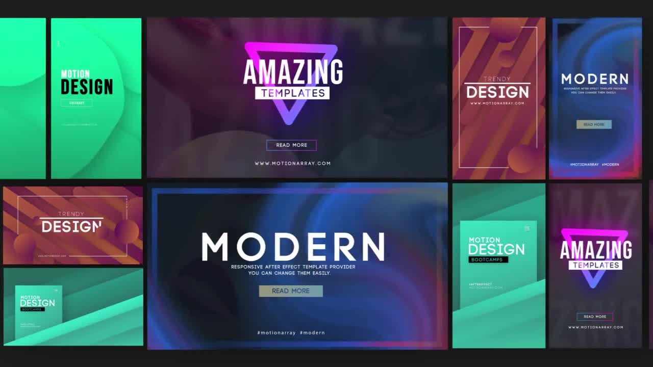 独特的品牌标题素材库精选AE模板