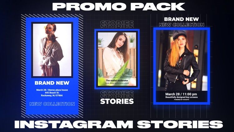 简洁时尚的产品促销素材库精选AE模板