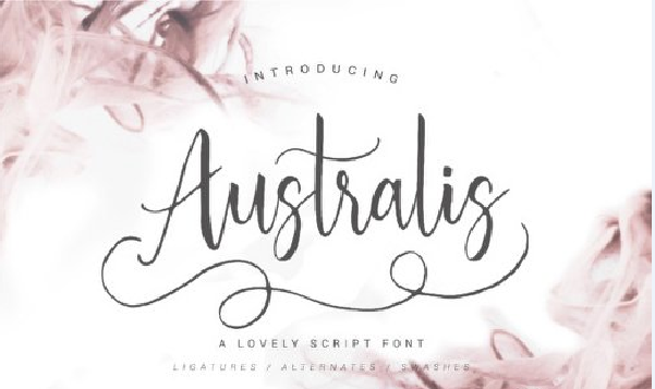 Australis Font Family素材之家精选英文字体