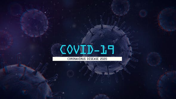 COVID-19新型冠状病毒主题视频素材库精选AE模板素材 Coronavirus COVID19 Slideshow