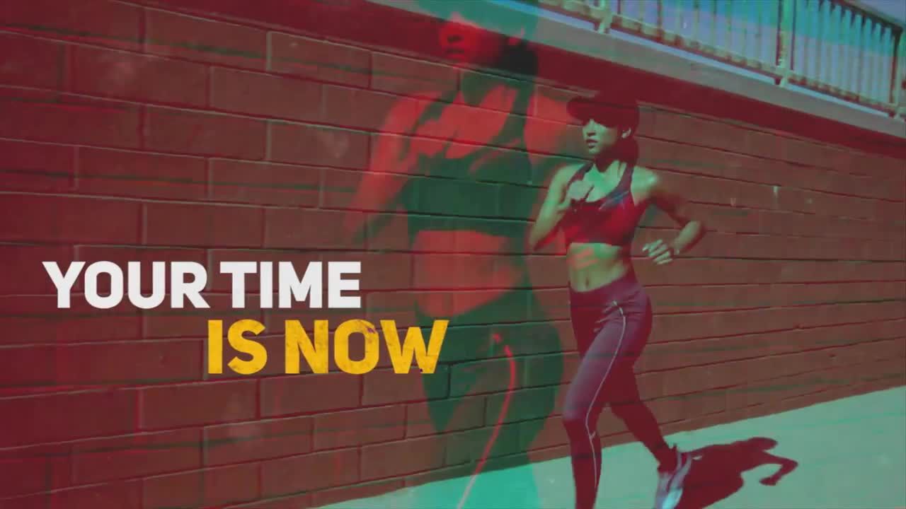 信号损坏和扭曲效果城市开场动画素材库推荐PR模板