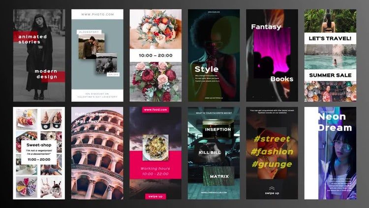 富有创造力的Instagram故事ae模板