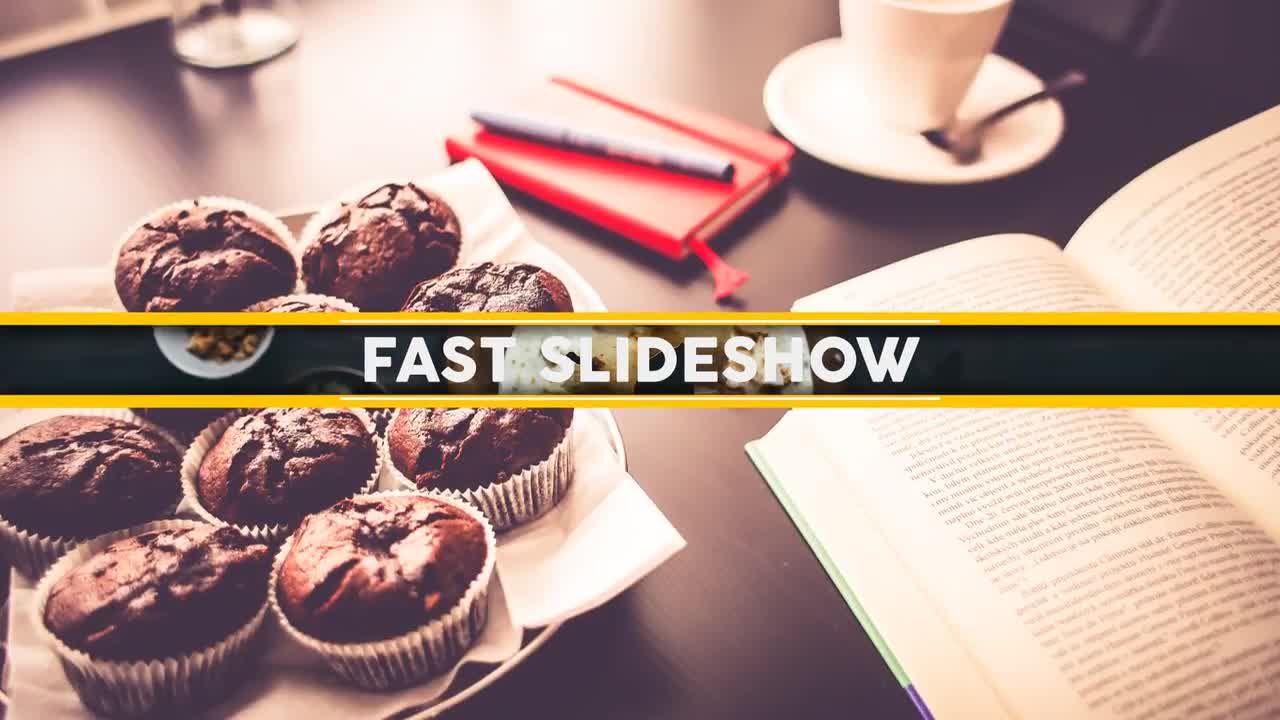 视频产品快速幻灯片素材库精选AE模板