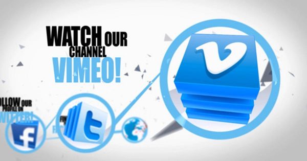 社交信息图表片头3D动画素材库精选AE模板 Global promotion