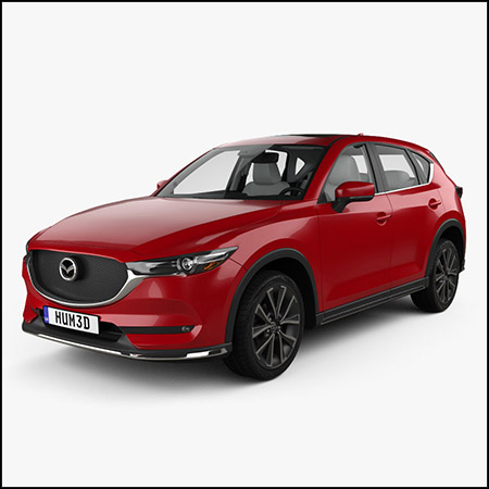Mazda CX-5 (KF) 带内饰 2017马自达越野车素材之家精选3D模型