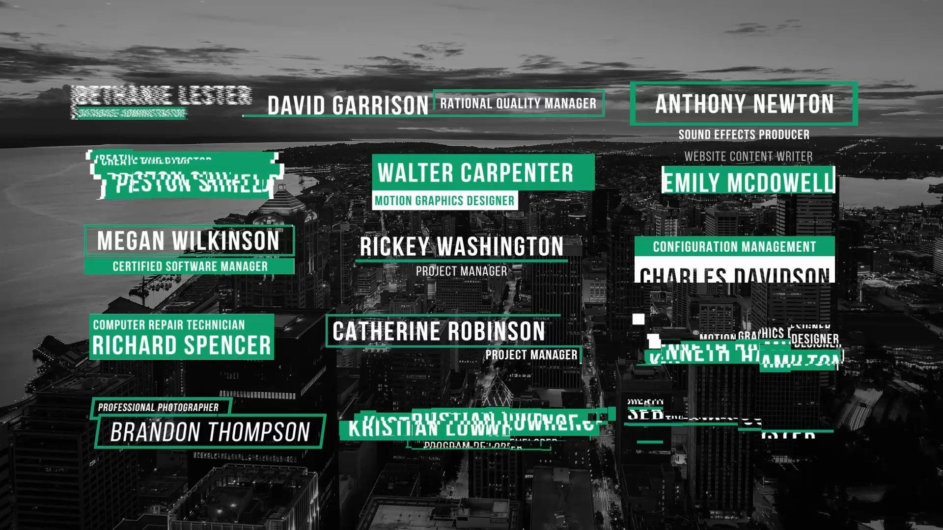 15个下三分之一快速动态动画素材库精选AE模板