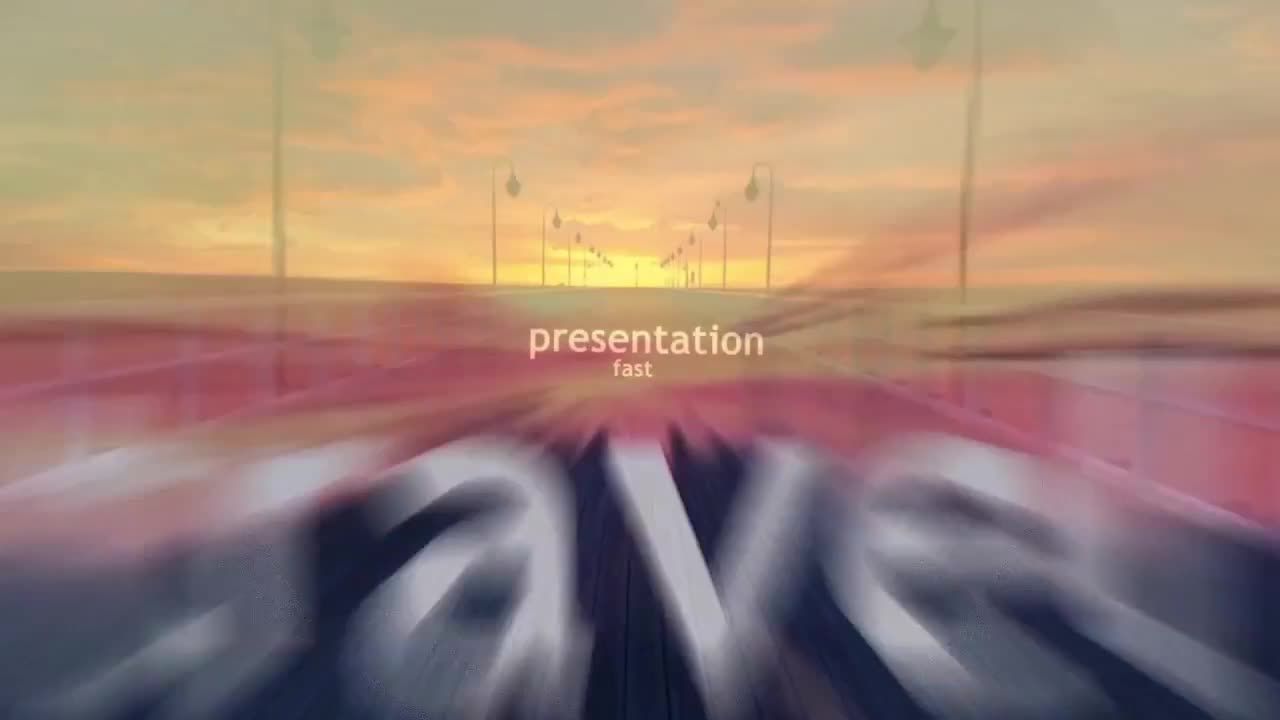 飞行效果开场幻灯片素材库精选AE模板