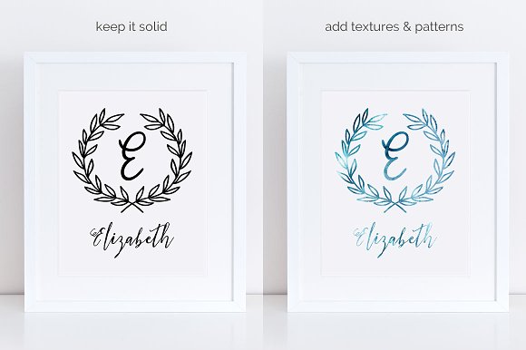 Wreath Monograms Dingbat Font插图2