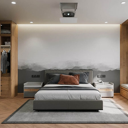 现代卧室场景素材之家精选3D模型By TuanHoan