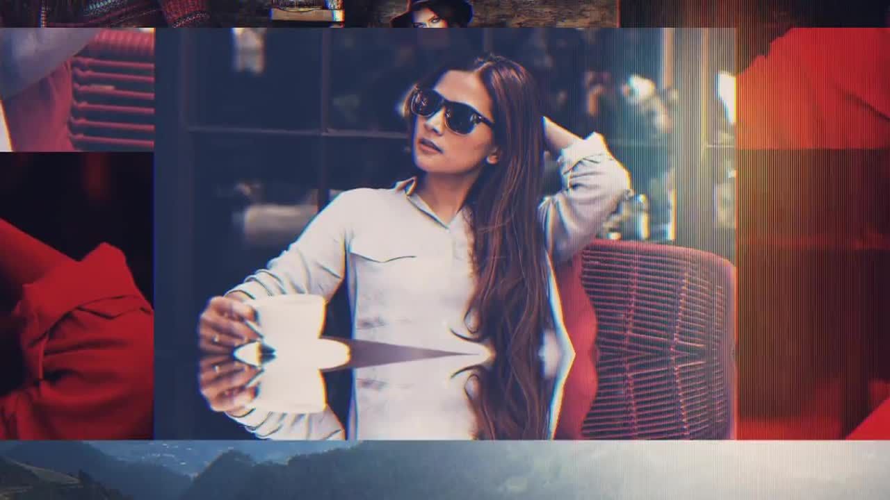 充满活力的照片文本动画展示素材库精选AE模板