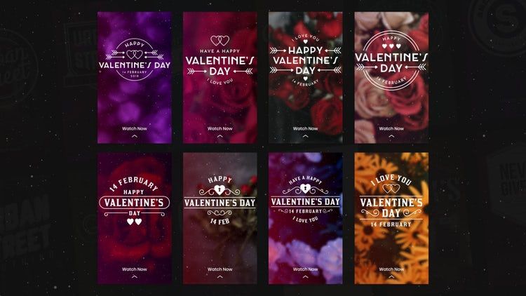 精美浪漫的Instagram故事素材库精选AE模板