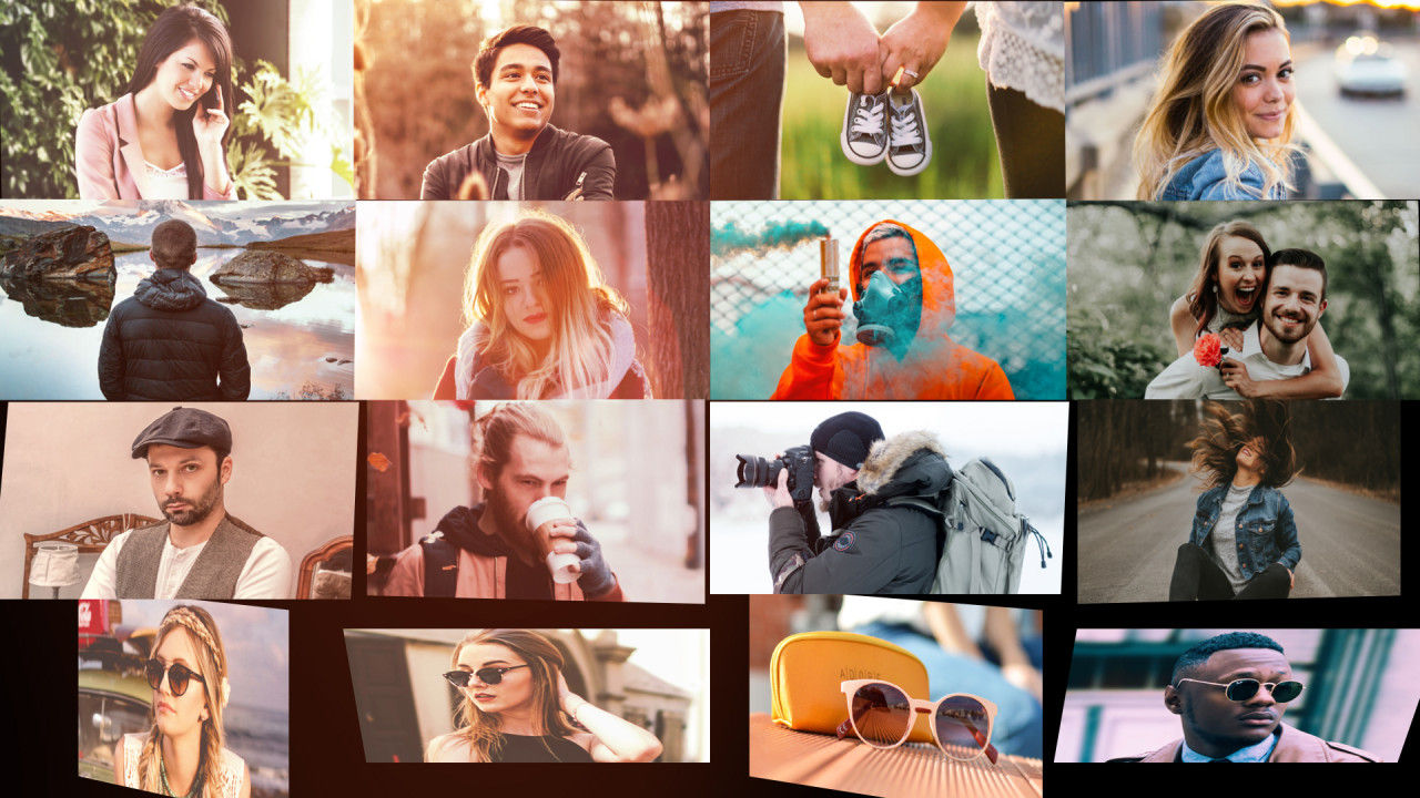 多功能照片开场白素材库精选AE模板