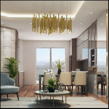 Kitchen客厅和厨房室内场景素材之家精选3D模型